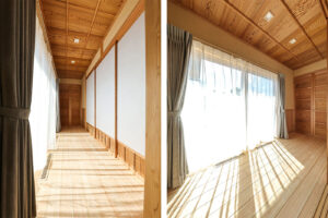 静岡市の注文住宅の縁側