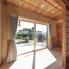 静岡市の注文住宅の縁側