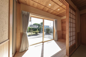 静岡市の注文住宅の縁側