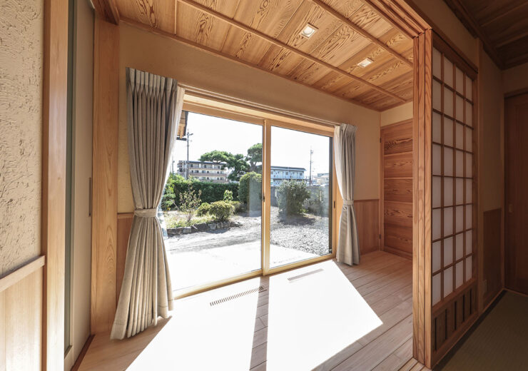 静岡市の注文住宅の縁側
