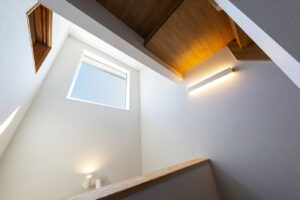 静岡市の注文住宅の吹き抜け