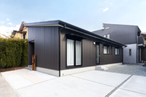 静岡市葵区の平屋の外観