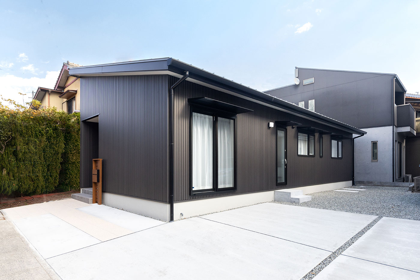 静岡市葵区の平屋の外観