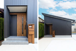 静岡市葵区の平屋の玄関