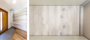 静岡市葵区の平屋の玄関